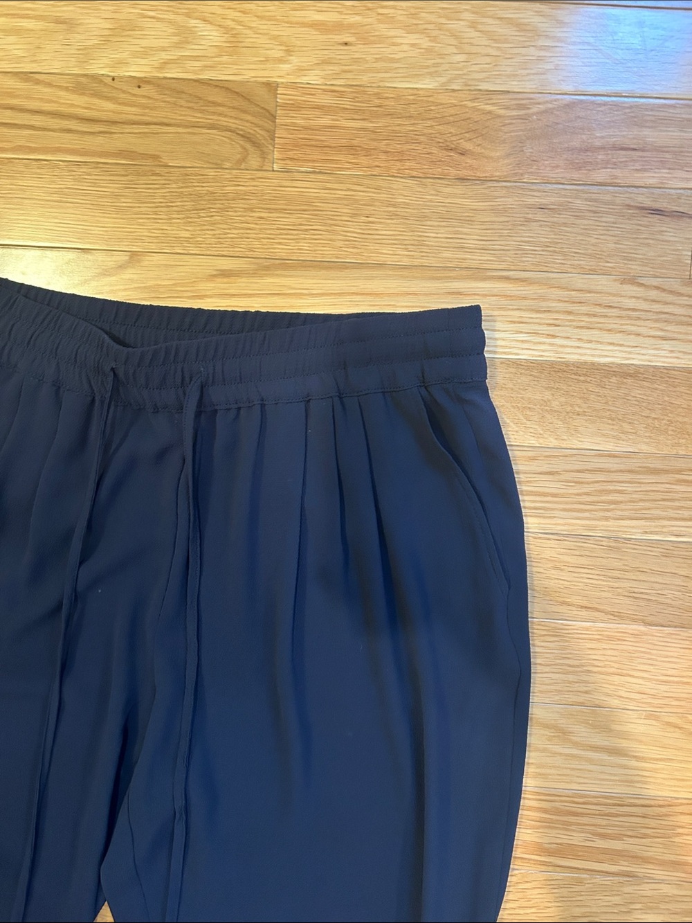 Zara Basic Navy flowy Track Pants